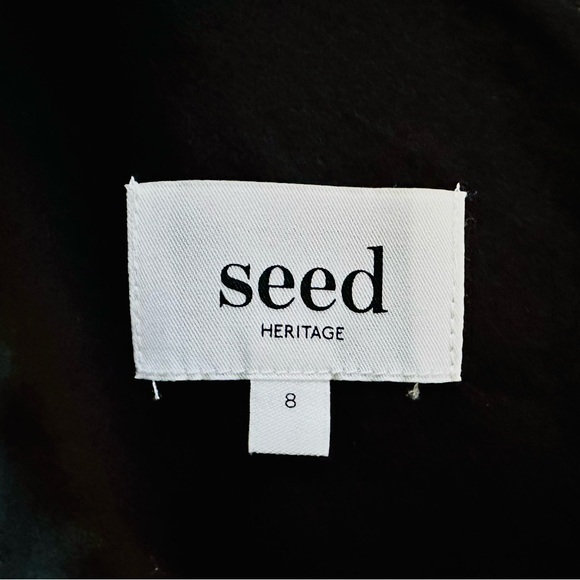 Seed Heritage Black Midi Flared One-Shoulder Dress with Tie-Waist Belt US4 / AU8 - Picture 7 of 8